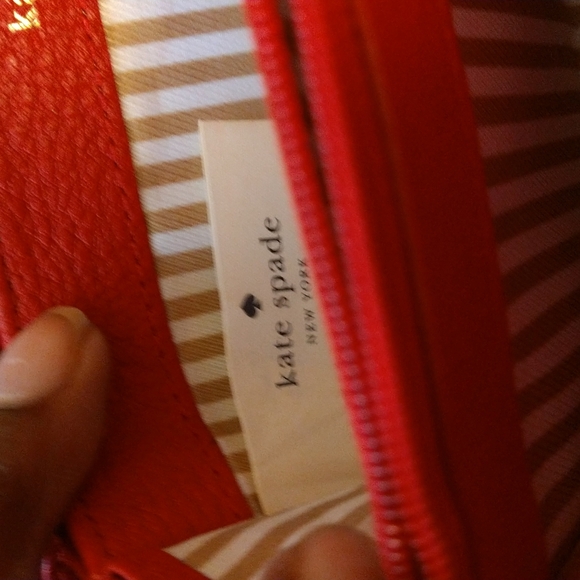 Kate Spade red accordion wallet. - Picture 5 of 6